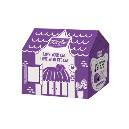 Kit de areia para gatos Eco SoyaClump - Lavanda 7 L