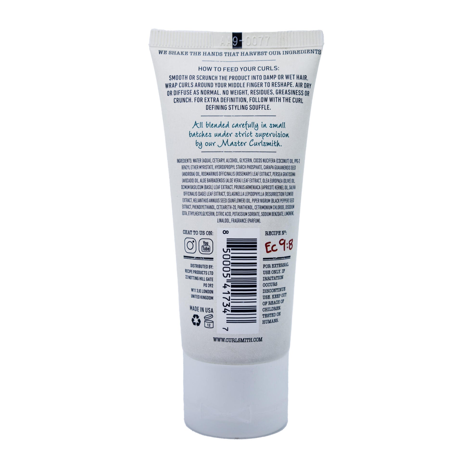 Bálsamo De Estilo Suave Hold Me Softly Recetas De Hidratación Curlsmith 64ml Mini_1