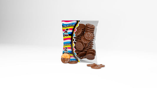 Banana Chips Choco Leche 60 G_0