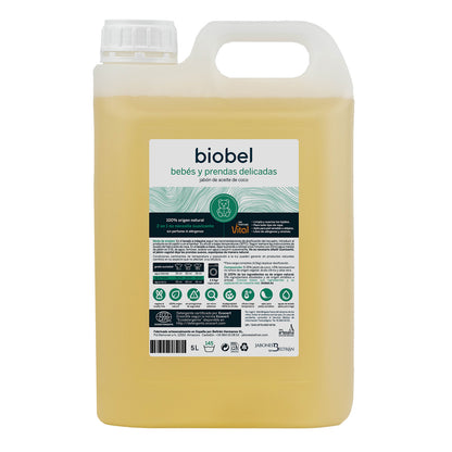 Sabão em pó Biobel para bebé e pele sensível 5 L