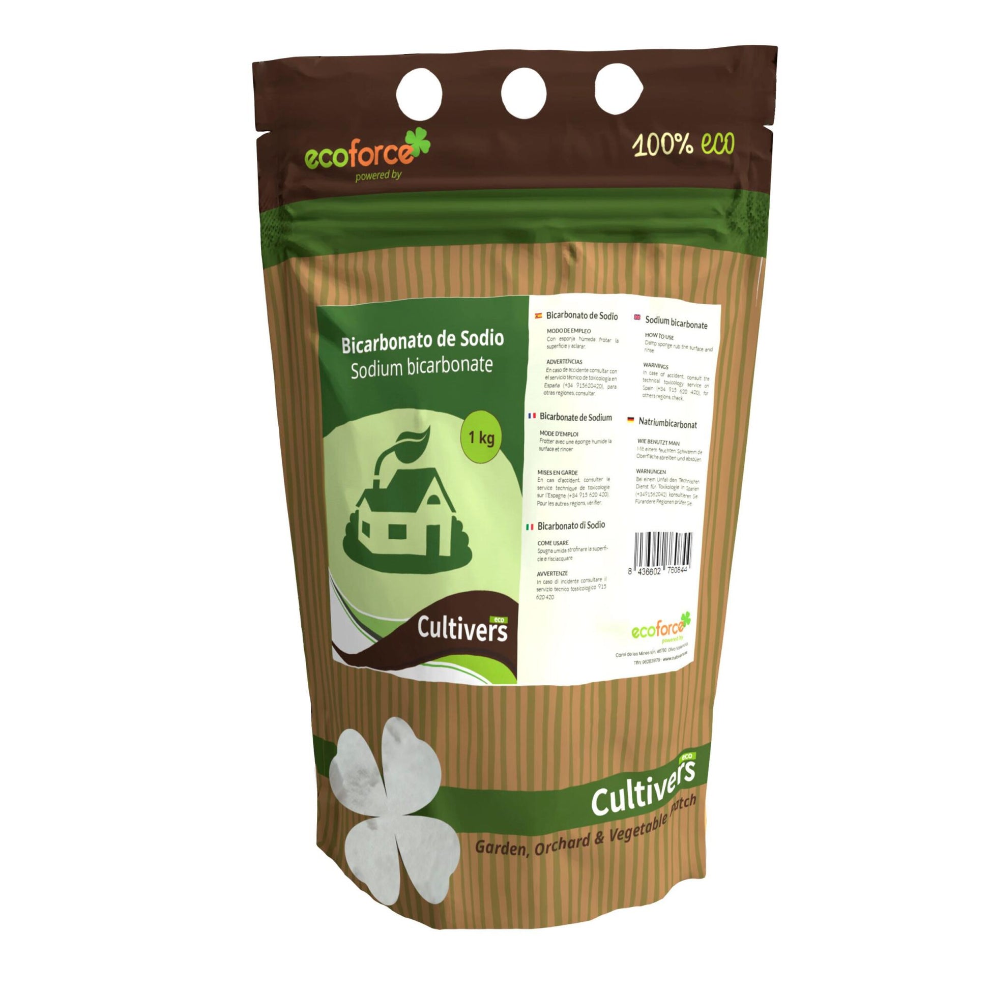 Bicarbonato De Sodio Cultivers 2x1kg_0