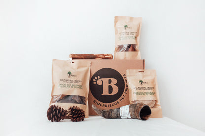 Bimorbox Mediana · Pack Snacks Y Juguetes Naturales Para Perros._1