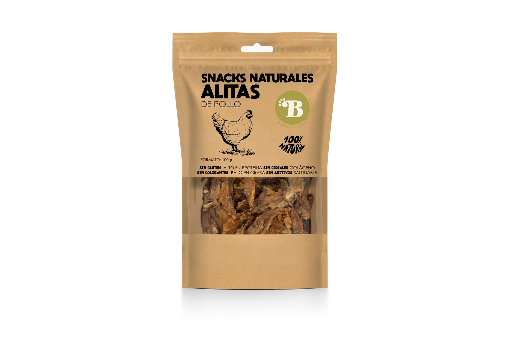 Bimordiscos Alitas De Pollo Para Perros Y Gatos · 100g. 100g_2