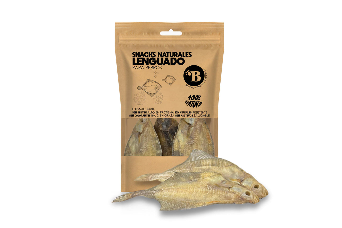Bimordiscos Lenguados - Pescado Para Perros Y Gatos.. 10 Uds._0