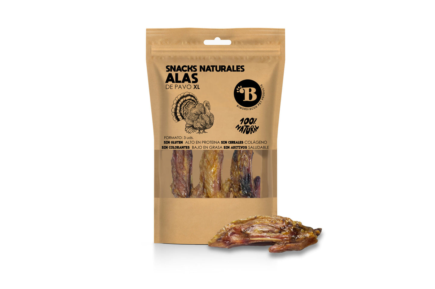 Bimordiscos Pack Snacks Naturales De Pavo Para Perros_1