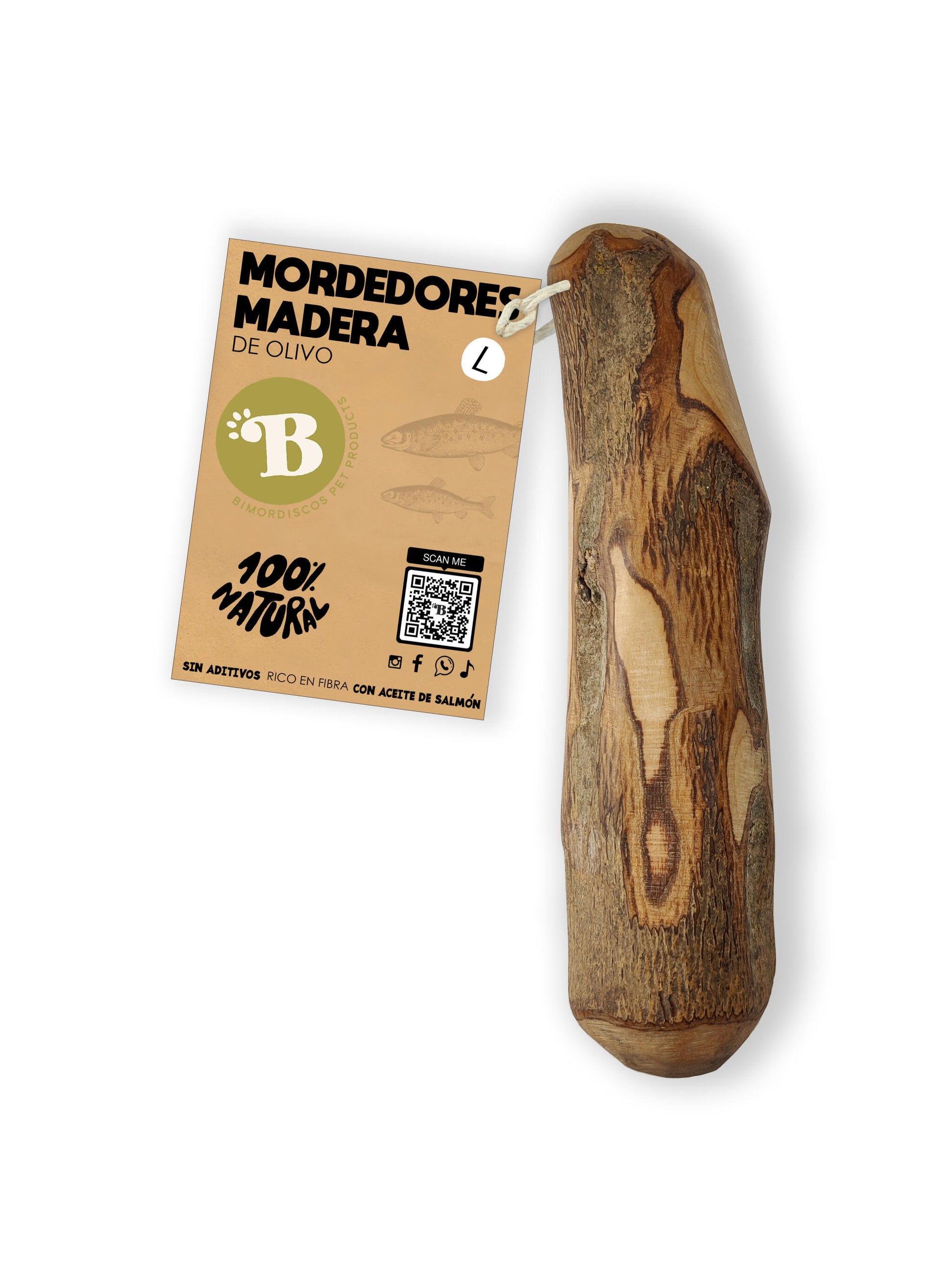 Bimordiscos Palo De Olivo Para Perros Con Aceite De Salmón Pack. 2 X M_0