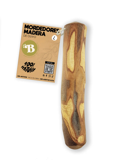 Bimordiscos Palo De Olivo Para Perros Pack. 2 X L_0