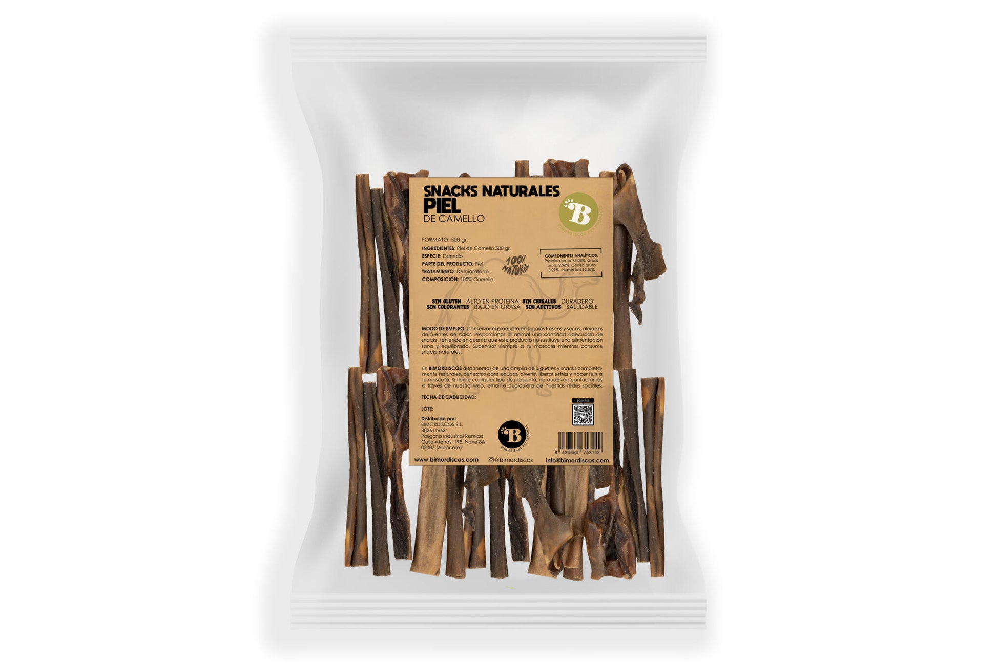 Bimordiscos Piel De Camello Para Perros · 500g. 500g_0