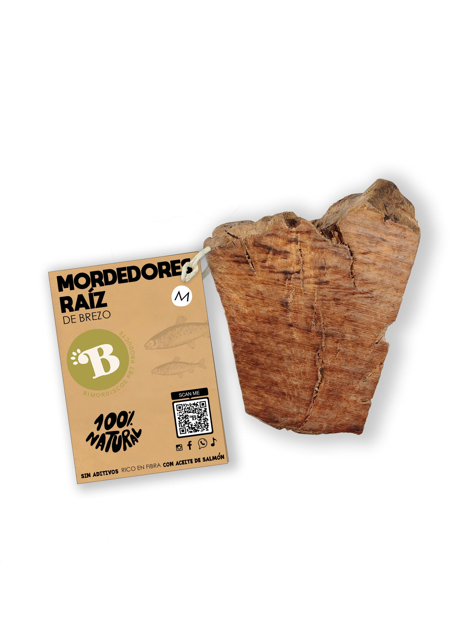 Bimordiscos Raíz De Brezo Para Perros Con Aceite De Salmón. S_0