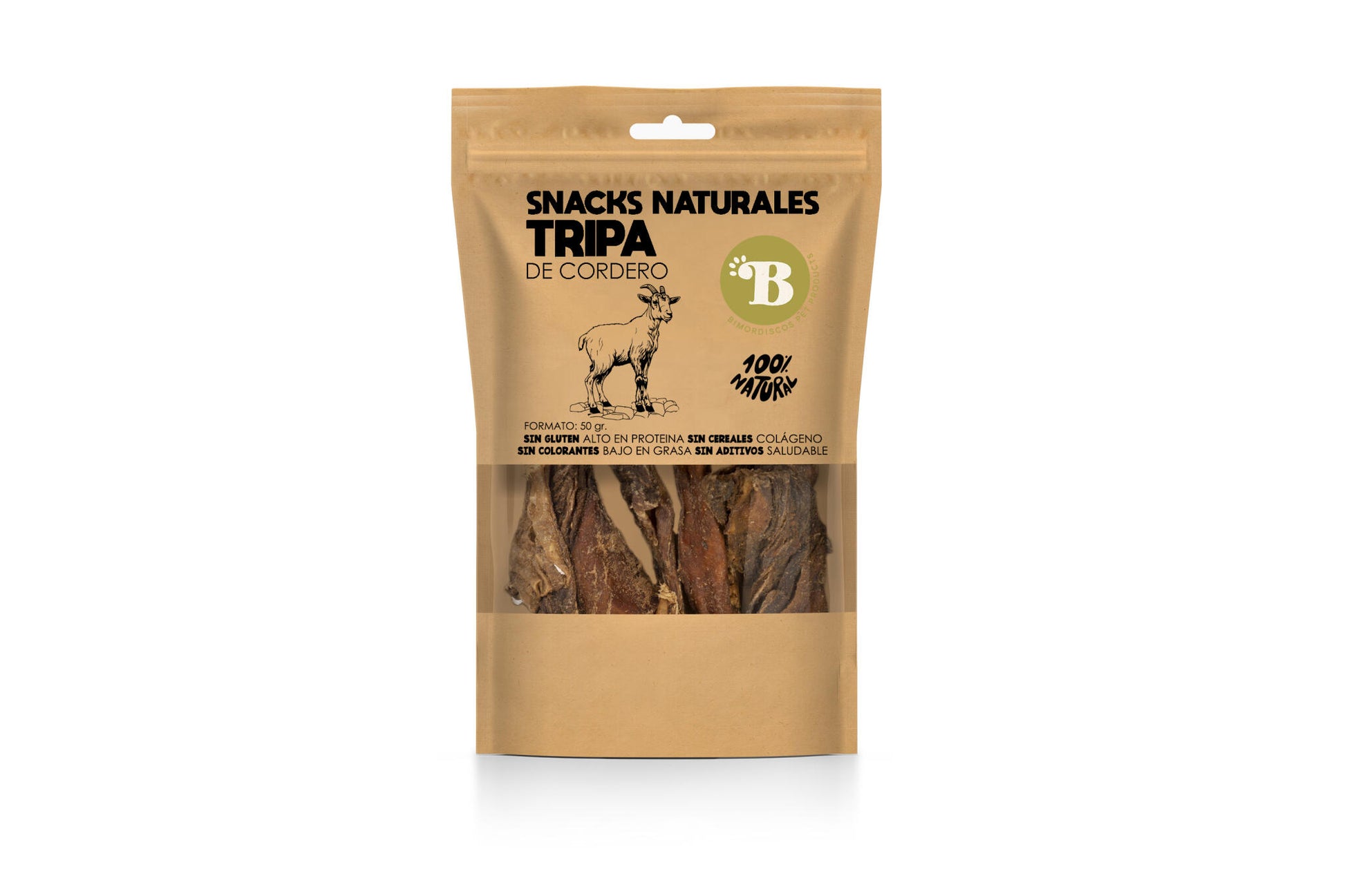 Bimordiscos Tripa De Cordero Para Perros Y Gatos · 250g_2