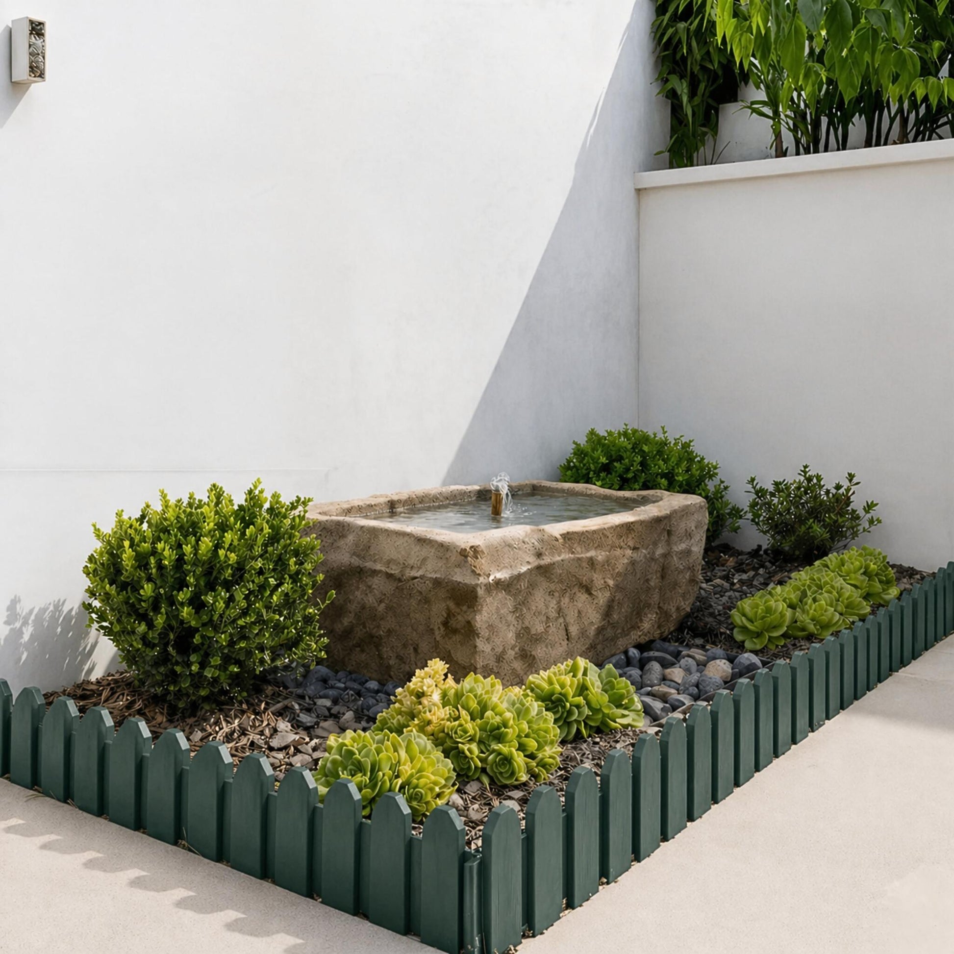 Bordura De Jardin Sierra Border 0.20x0.80 M Verde Nortene_1