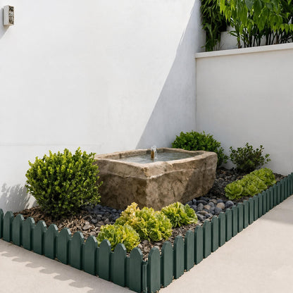 Bordura De Jardin Sierra Border 0.20x0.80 M Verde Nortene_1