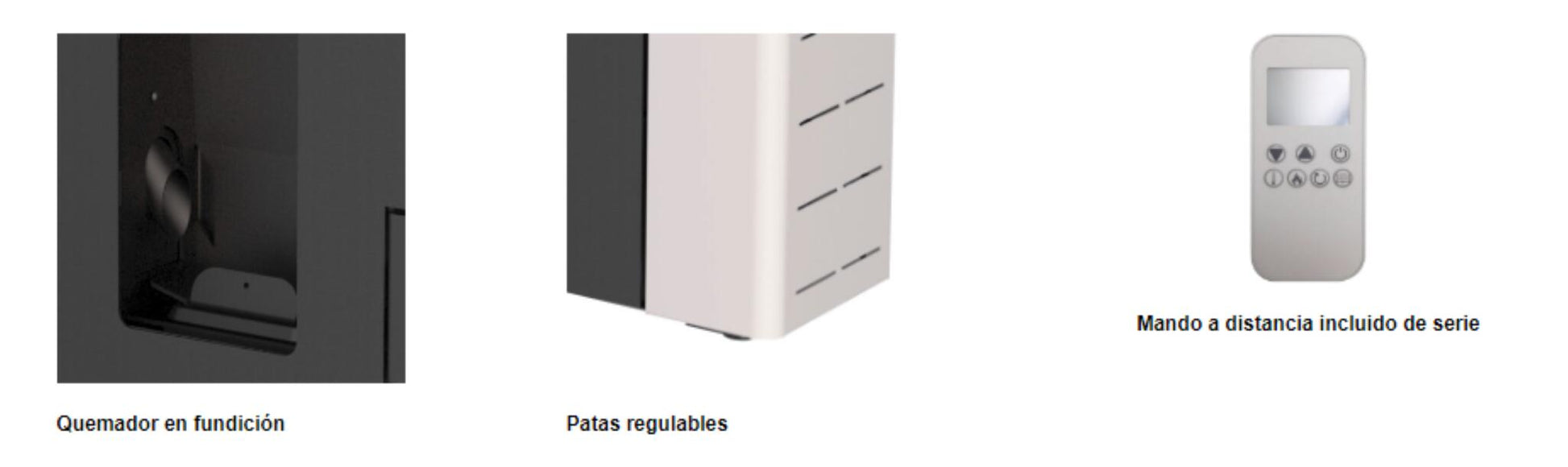 Bricosol Estufa De Pellet Boreal 12 Kw Slim Negro_2