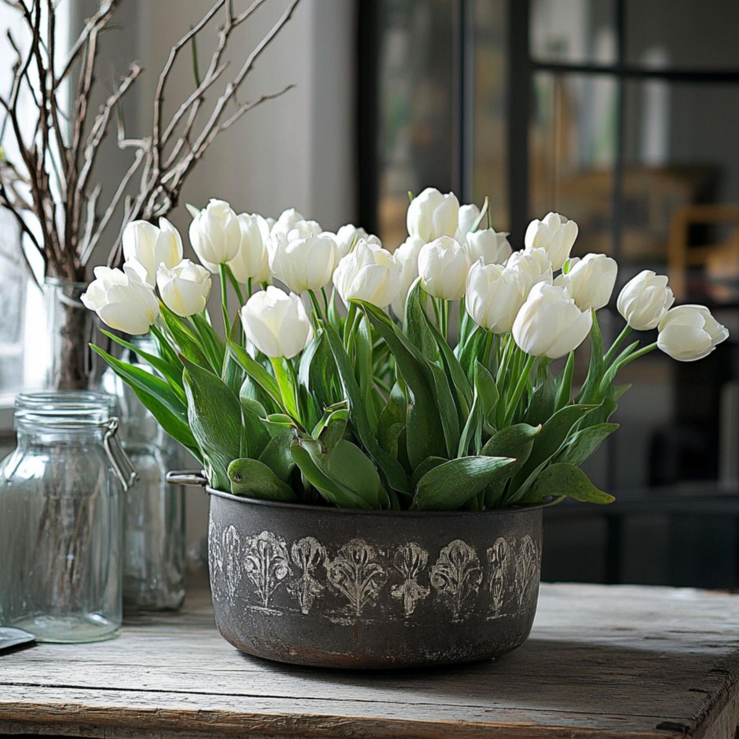 Bulbos De Tulipán - 14 Pzs - Tulipa 'northcap' - Bulbos De Flores - Amarillo_1