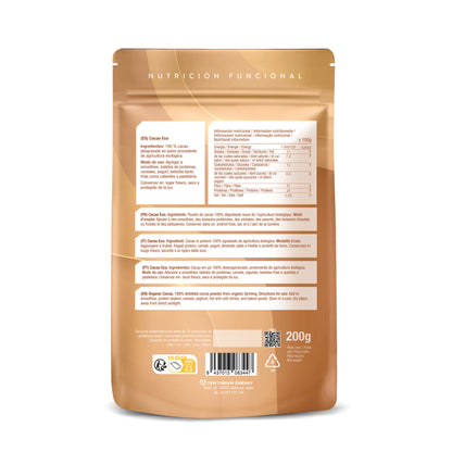 Cacau em pó sem açúcar ECO Energy Feelings 200 g