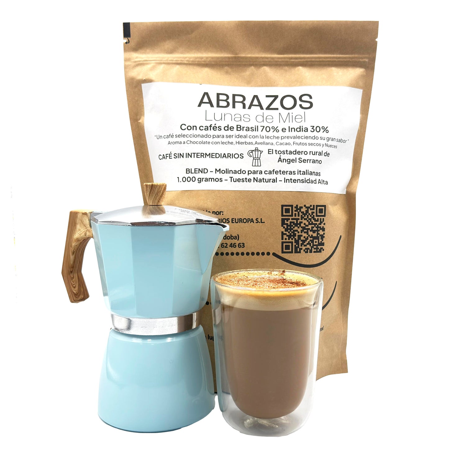 Cafe Sin Intermediarios-abrazos 1kg-tostado Semanal|para Cafetera Italiana|ideal Café Con Leche_0