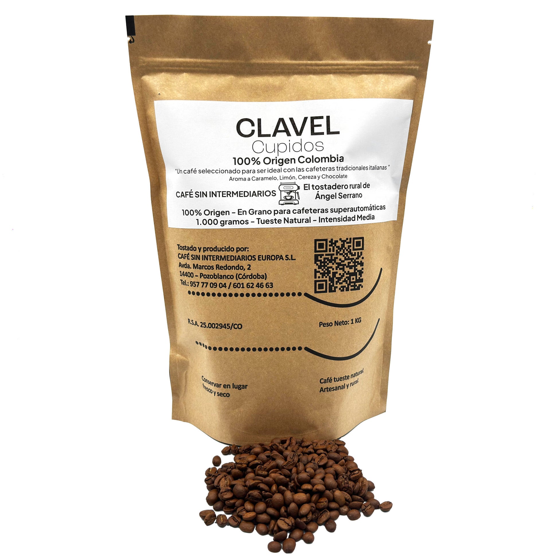 Cafe Sin Intermediarios - Clavel 1kg - Tostado Semanal|para Superautomática|ideal Café Solo_0