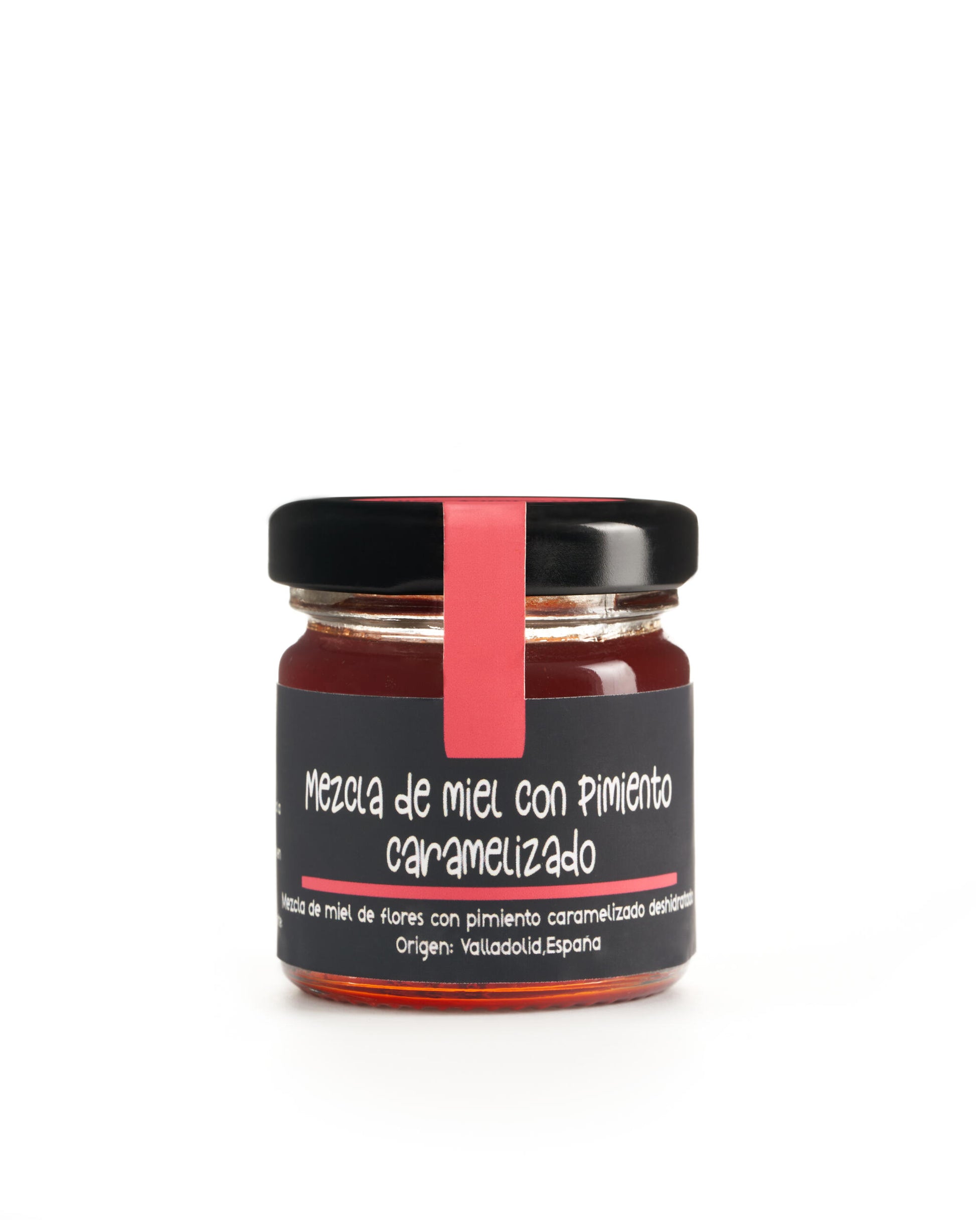 Caja De Mieles Al Rojo Vivo: Miel Con Remolacha, Miel Con Pimiento Caramelizado Y Miel Con Frambuesa_1