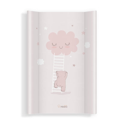 Cambiador Base Rígida Para Cuna 70x47 Nubes Rosa_0