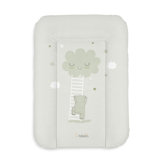 Cambiador Blando Para Comoda 70x50 Nubes Menta_0