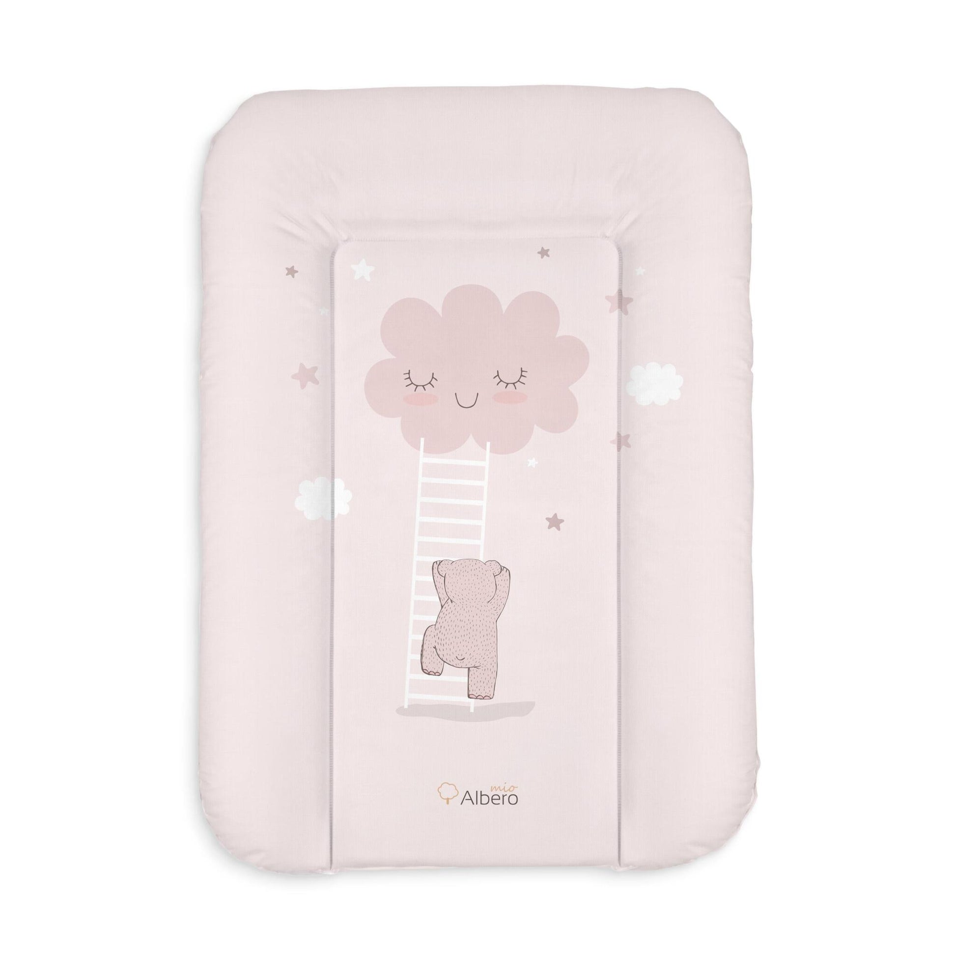 Cambiador Blando Para Comoda 70x50 Nubes Rosa_0