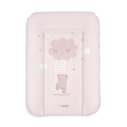 Cambiador Blando Para Comoda 70x50 Nubes Rosa_0