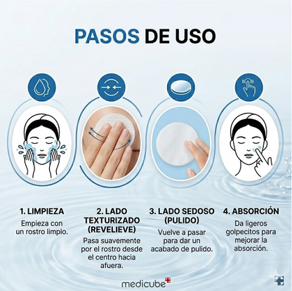 Discos exfoliantes Zero Pore Pad 2.0 Medicube 70 pads