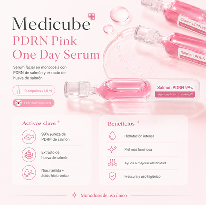 Set de sérums PDRN Pink One Day Serum Set Medicube 10 uds 15 ml