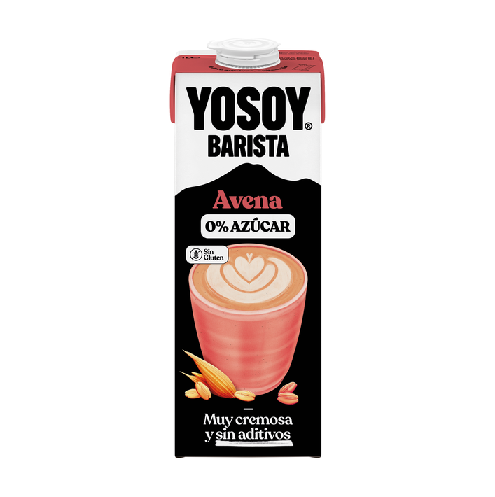 Pack 6x Bebida Barista de Avena 0% azúcar y sin gluten YOSOY 1L