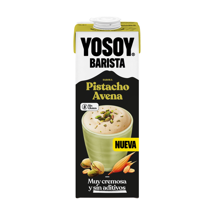 Pack 6x Bebida Barista Pistacho y Avena sin gluten YOSOY 1L