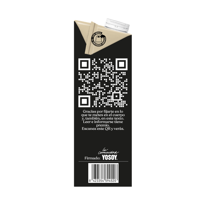 Pack 6x Bebida Barista Chai y Avena sin gluten YOSOY 1L