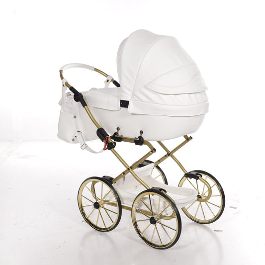 Carro De Muñecas Bon Bon Mini Classic Blanco_0
