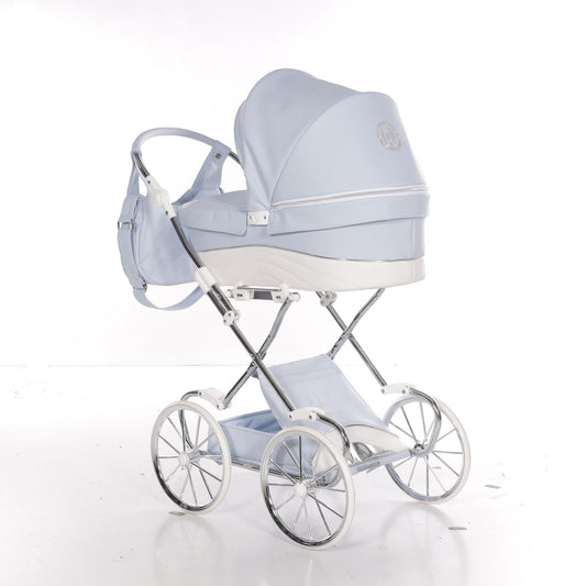 Carro De Muñecas Lulla Maxi Classic Azul_0