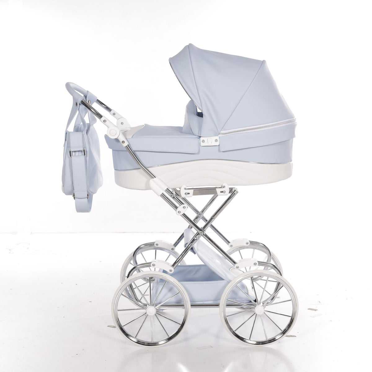 Carro De Muñecas Lulla Maxi Classic Azul_4