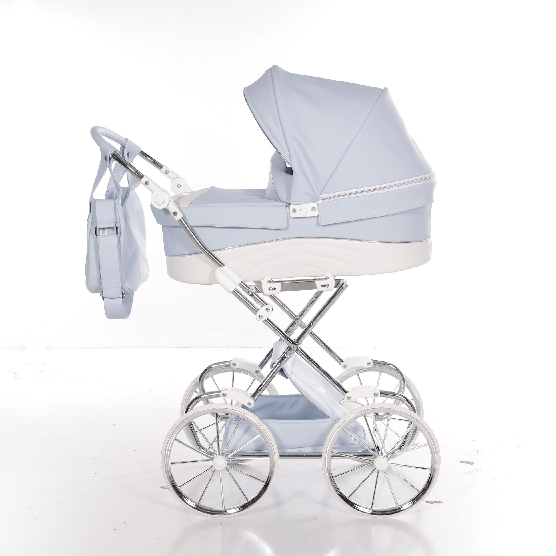 Carro De Muñecas Lulla Maxi Classic Azul_4
