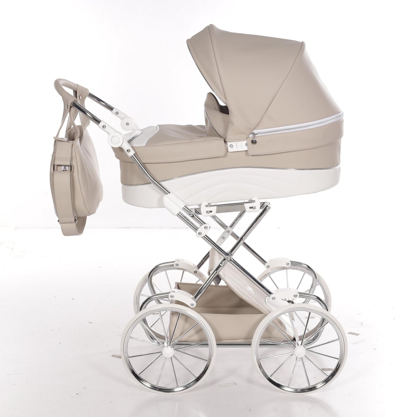 Carro De Muñecas Lulla Maxi Classic Beige_0