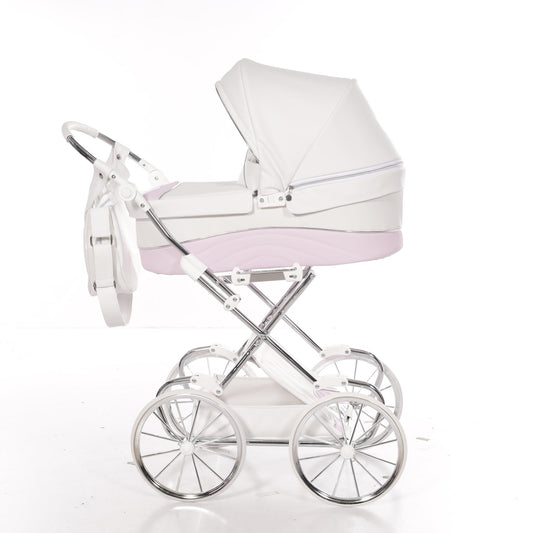 Carro De Muñecas Lulla Maxi Classic Blanco_0
