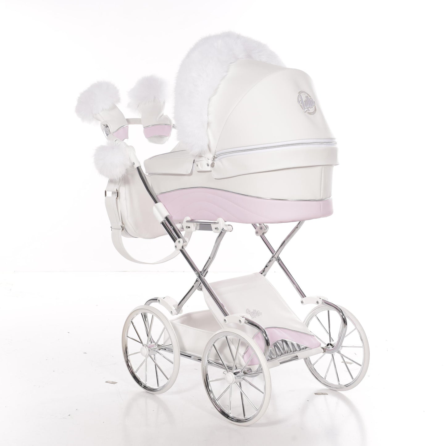 Carro De Muñecas Lulla Maxi Classic Blanco_1