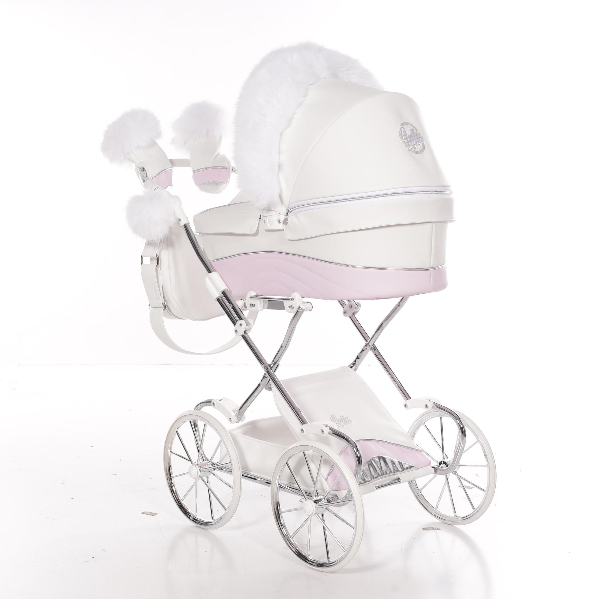 Carro De Muñecas Lulla Maxi Classic Blanco_1
