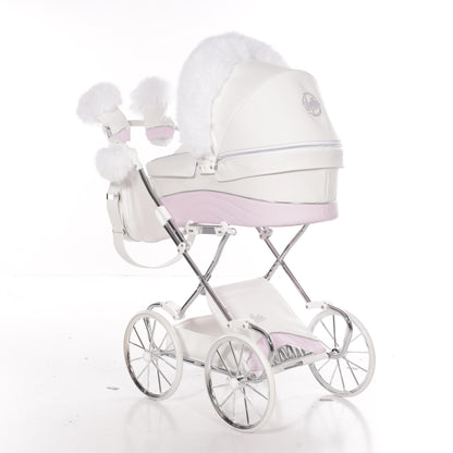 Carro De Muñecas Lulla Maxi Classic Blanco_1