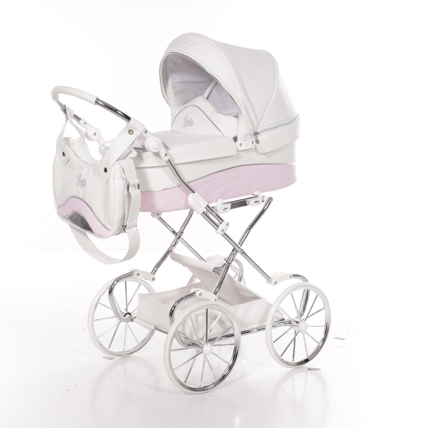 Carro De Muñecas Lulla Maxi Classic Blanco_4