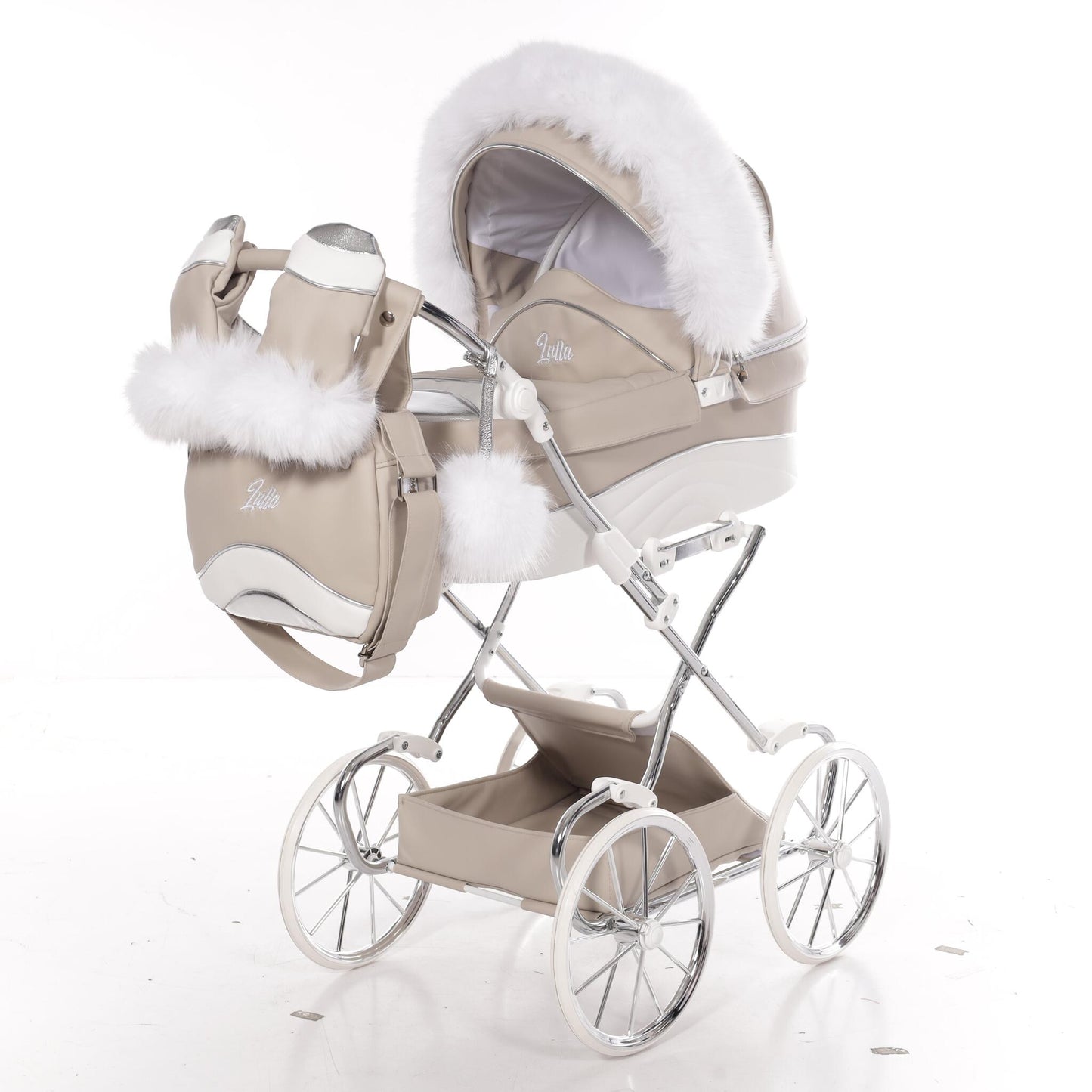 Carro De Muñecas Lulla Maxi Classic Junama | Un Cochecito Elegante Para Grandes Aventuras De Juego_3