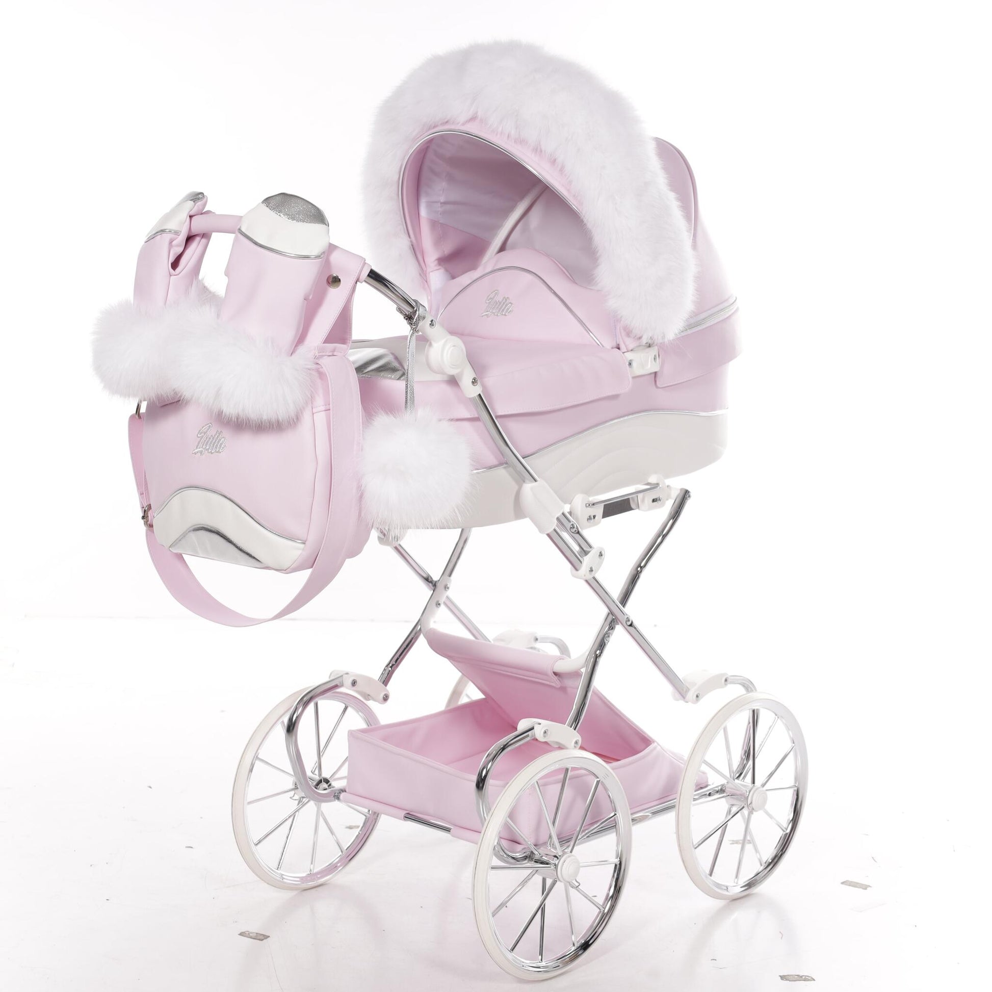 Carro De Muñecas Lulla Maxi Classic Rosa_2