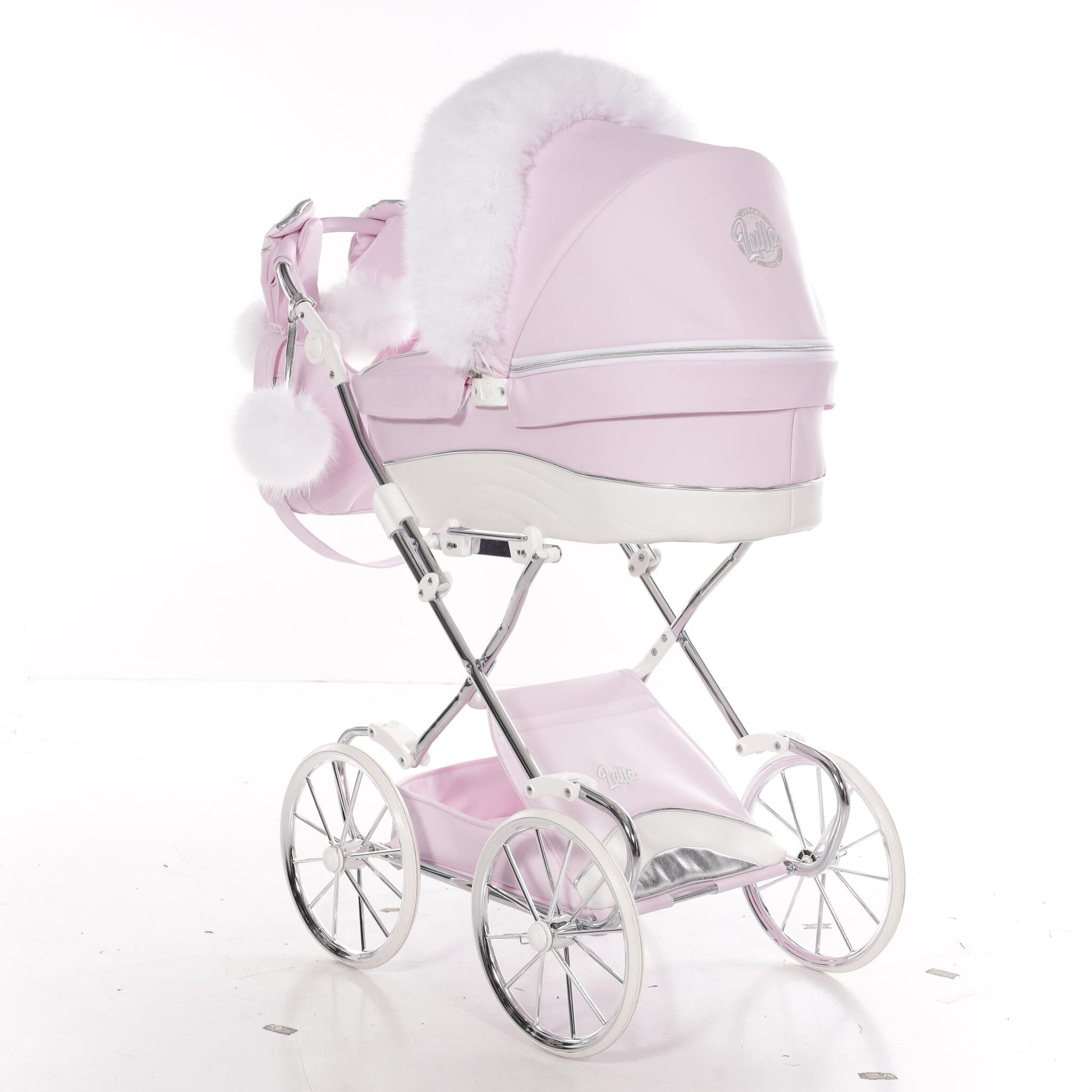 Carro De Muñecas Lulla Maxi Classic Rosa_3
