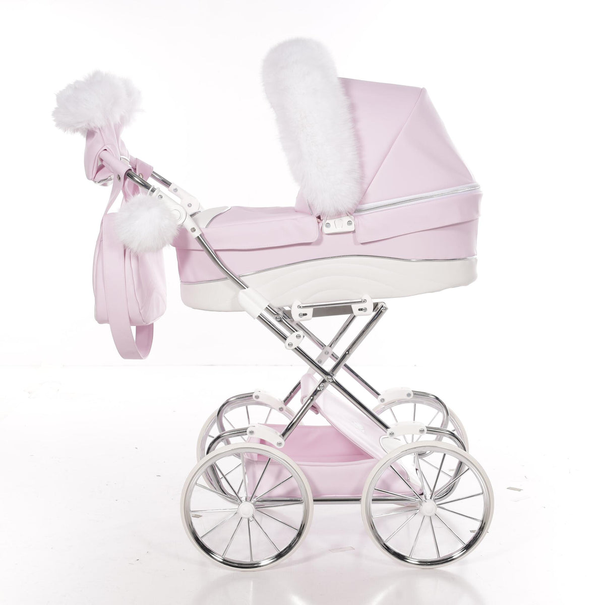 Carro De Muñecas Lulla Maxi Classic Rosa_3