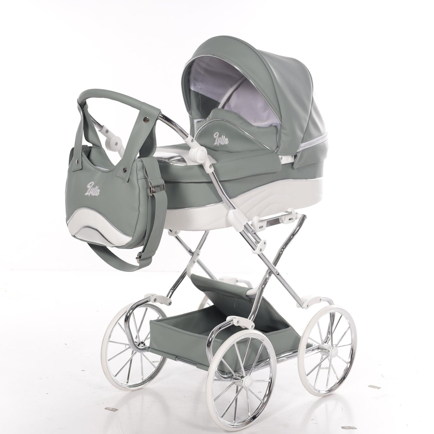 Carro De Muñecas Lulla Maxi Classic Verde_1