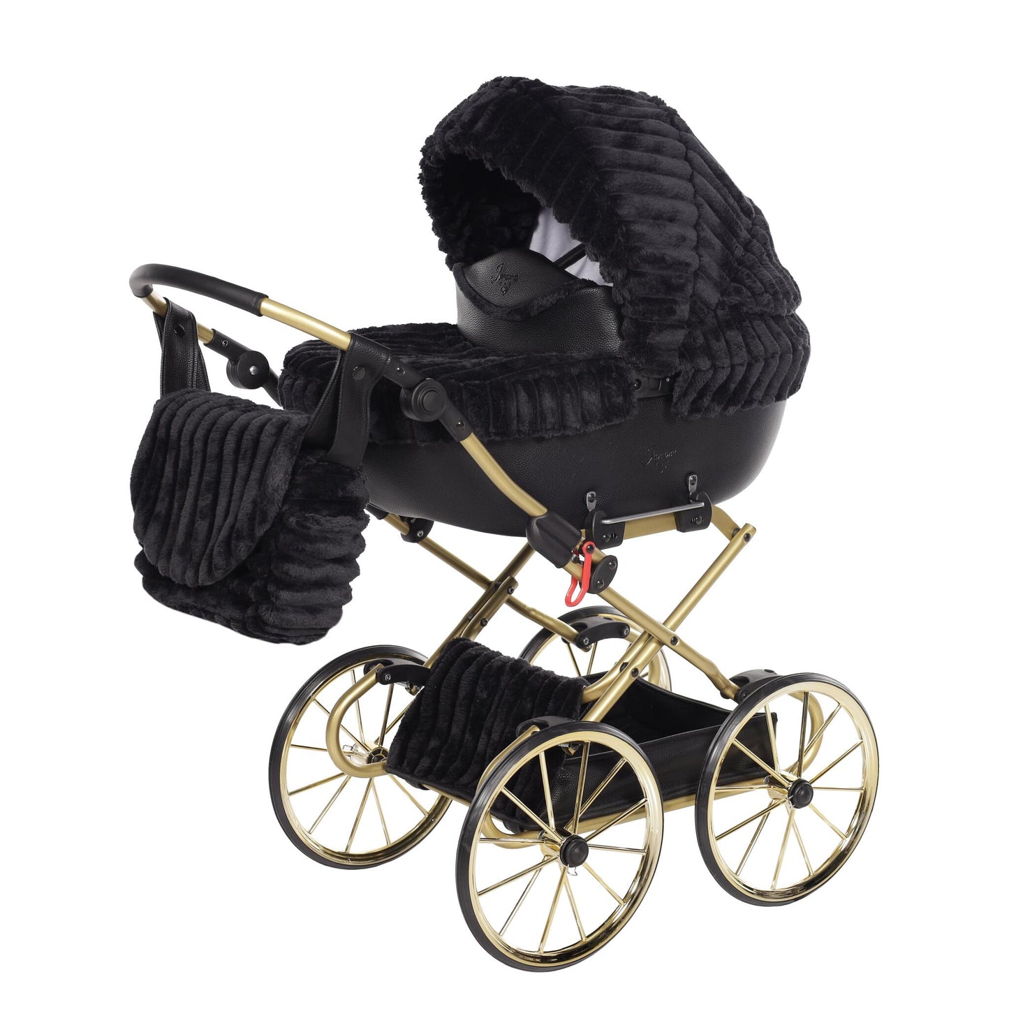Carro De Muñecas Muffy Mini Classic Negro_0