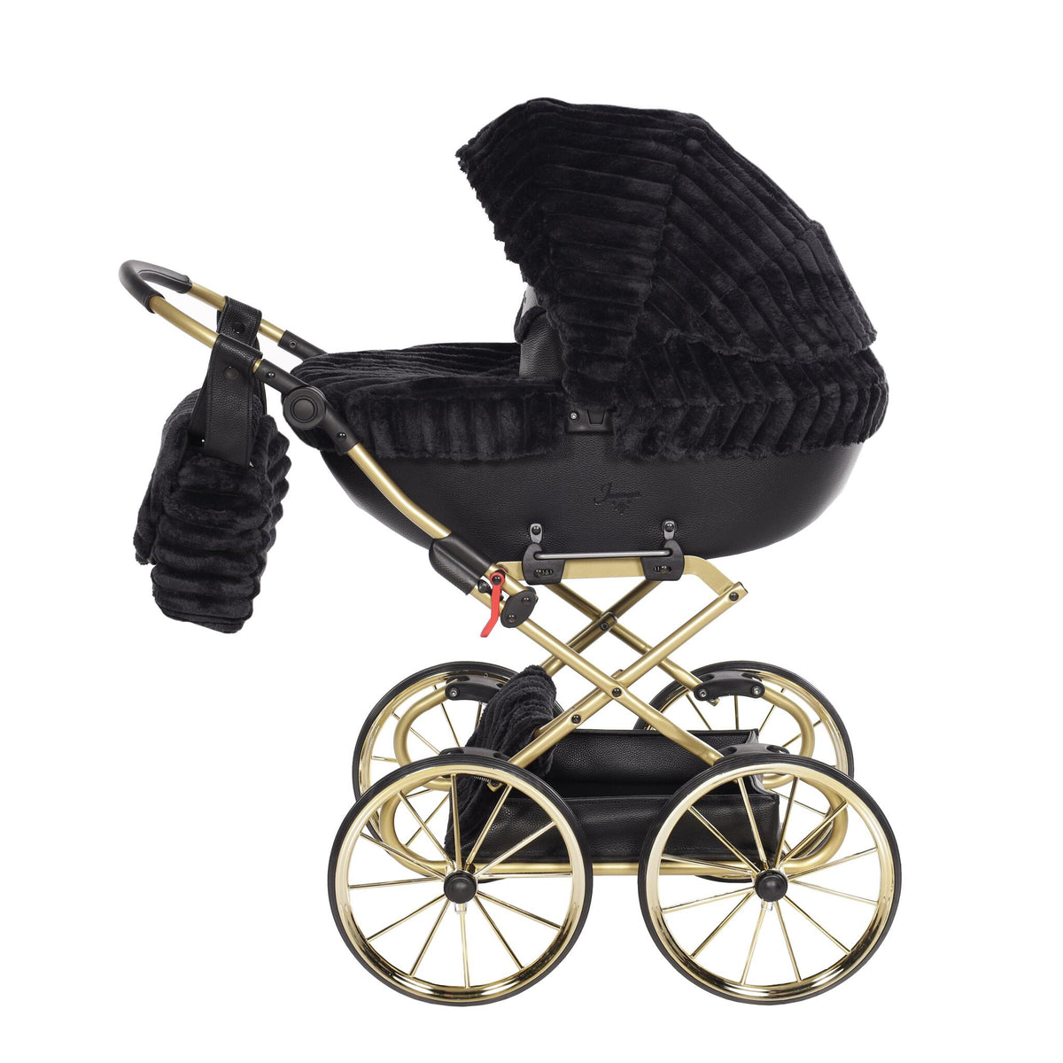 Carro De Muñecas Muffy Mini Classic Negro_1