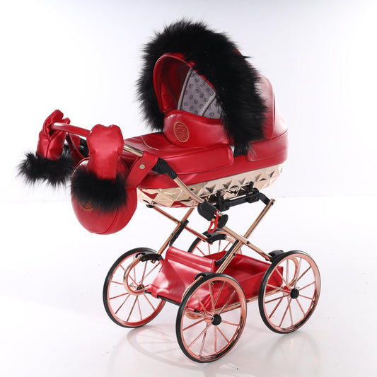 Carro De Muñecas Rudolph Classic Rojo_0