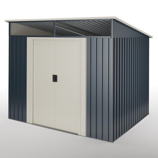 Caseta Metal Wasabi Stark 4,6m2 - 10 Años De Garantía - 194x239x203cm. Cobertizo Jardin_0